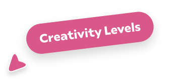 Creativity levels icon