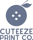 Cuteeze print logo