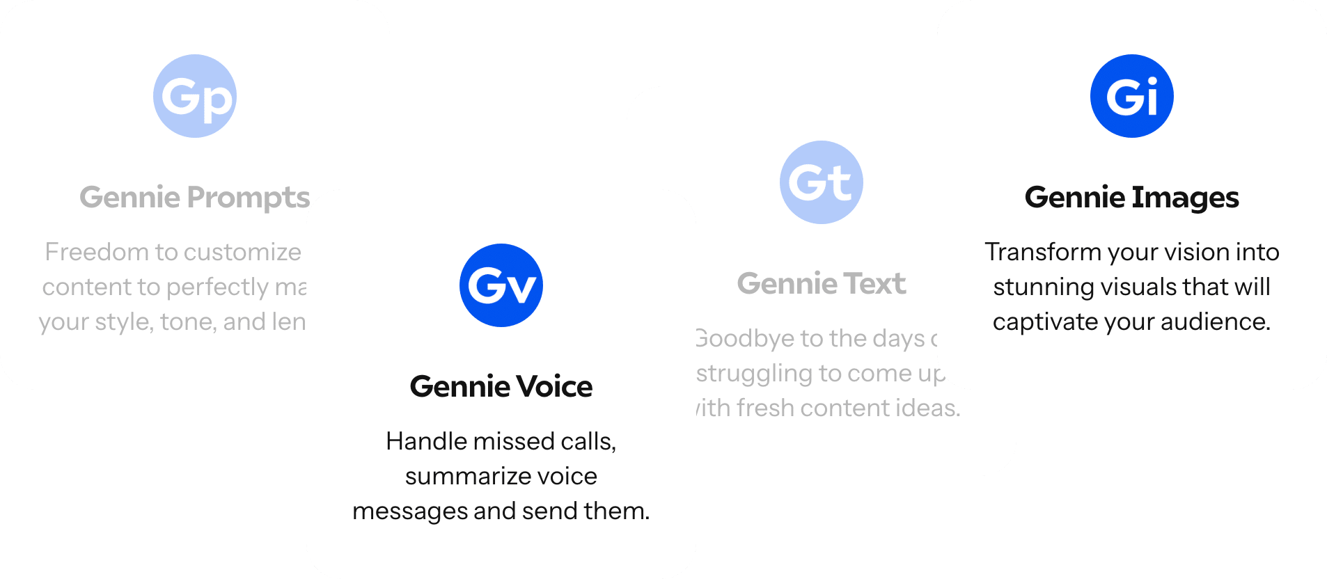 Gennie hero section